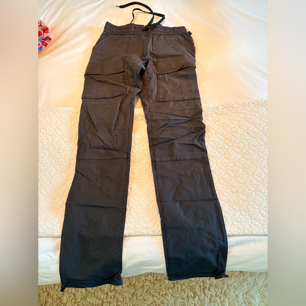 Pac Sun Black Cotton blend Slim Cargo